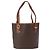 Céline Celine Vintage Macadam Canvas and Leather Marrone - vista 2