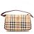 Burberry Haymarket Check Kleine Tasche Braun Beige