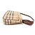 Burberry Haymarket Check Kleine Tasche Braun Beige - Ansicht 10
