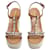 Prada Sandali con Zeppa e Strass Cammello  - vista 1