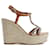 Prada Sandali con Zeppa e Strass Cammello  - vista 2