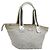 Borsa GUCCI GG Canvas Sherry Line Silver Gray 131228 Auth 181162 Marrone Argento