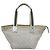Borsa GUCCI GG Canvas Sherry Line Silver Gray 131228 Auth 181162 Marrone Argento - vista 3