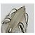 Borsa GUCCI GG Canvas Sherry Line Silver Gray 131228 Auth 181162 Marrone Argento - vista 6