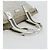 Borsa GUCCI GG Canvas Sherry Line Silver Gray 131228 Auth 181162 Marrone Argento - vista 7