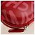 CHANEL Borsa a Spalla Pouch con Catena in Pelle Rossa Argento CC Auth BA12817SAM Rosso - vista 10