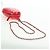 CHANEL Borsa a Spalla Pouch con Catena in Pelle Rossa Argento CC Auth BA12817SAM Rosso - vista 12