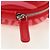 CHANEL Borsa a Spalla Pouch con Catena in Pelle Rossa Argento CC Auth BA12817SAM Rosso - vista 17