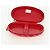 CHANEL Borsa a Spalla Pouch con Catena in Pelle Rossa Argento CC Auth BA12817SAM Rosso - vista 18