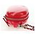 CHANEL Borsa a Spalla Pouch con Catena in Pelle Rossa Argento CC Auth BA12817SAM Rosso - vista 5