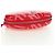 CHANEL Borsa a Spalla Pouch con Catena in Pelle Rossa Argento CC Auth BA12817SAM Rosso - vista 6
