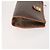 Céline Clutch CELINE Macadam Canvas PVC Pelle 3 Set Marrone Auth 180239 - vista 4