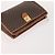 Céline Clutch CELINE Macadam Canvas PVC Pelle 3 Set Marrone Auth 180239 - vista 5