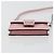 Pochette a tracolla FENDI in pelle rosa e argento Auth bs35213A - vista 5