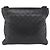 Borsa GUCCI GG Canvas Guccissima in Pelle Marrone Scuro Argento 201446 Auth 181269 - vista 3