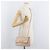 Borsa a Spalla Salvatore Ferragamo Vala Chain in Pelle Oro Beige Auth BA13006 D'oro - view 25