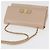 Borsa a Spalla Salvatore Ferragamo Vala Chain in Pelle Oro Beige Auth BA13006 D'oro - view 6