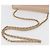 Borsa a Spalla Salvatore Ferragamo Vala Chain in Pelle Oro Beige Auth BA13006 D'oro - view 7