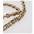 Borsa a Spalla Salvatore Ferragamo Vala Chain in Pelle Oro Beige Auth BA13006 D'oro - view 9