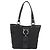 Salvatore Ferragamo Gancini Tote Bag Canvas Schwarz Silber Auth BA12719 - Ansicht 2
