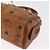 Borsa Mini Boston MCM Logogram Vicetos in PVC 2way Marrone Oro Auth 179932 D'oro - vista 13