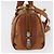 Borsa Mini Boston MCM Logogram Vicetos in PVC 2way Marrone Oro Auth 179932 D'oro - vista 5
