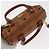 Borsa Mini Boston MCM Logogram Vicetos in PVC 2way Marrone Oro Auth 179932 D'oro - vista 6