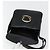 Borsa a tracolla GUCCI in pelle nera con dettagli argento Auth 180462 Nero - vista 15