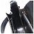 Borsa a tracolla GUCCI in pelle nera con dettagli argento Auth 180462 Nero - vista 19