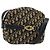 Borsa a tracolla Christian Dior Trotter Canvas Blu Navy Oro Auth 165280 D'oro
