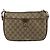 Borsa GUCCI GG Supreme Web Sherry Line PVC Beige Oro 89 02 077 Auth BA12772 D'oro - vista 2