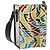 FENDI Borsa a Spalla Zucca Canvas Vertigo PVC Multicolor Argento Auth 180356M Multicolore