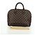 LOUIS VUITTON Borsa Damier Ebene Alma N51131 LV Auth am11651SAV - vista 12