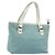 Céline Borsa CELINE C Macadam Canvas Azzurro Oro Autentica 181177 D'oro Blu chiaro