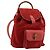 Zaino GUCCI Bamboo Scamoso Rosso Oro 003 1956 0030 Auth 179385