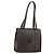 Céline Borsa Tote CELINE Macadam in tela PVC e pelle nera e oro Auth 180495A Nero D'oro