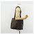Céline Borsa Tote CELINE Macadam in tela PVC e pelle nera e oro Auth 180495A Nero D'oro - vista 23