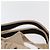 Mochila MCM Vicetos Logogram PVC Leather Ivory Gold Auth 179462 Dourado Cru - vista 10
