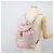 Zaino PRADA Nylon Rosa Argento Autentico 181159 - vista 28