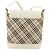 Borsa a Spalla BURBERRY Nova Check in Tela Beige Silver Auth BA12846 Argento - vista 2