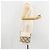 Borsa a Spalla BURBERRY Nova Check in Tela Beige Silver Auth BA12846 Argento - vista 23