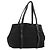 BOTTEGA VENETA Tote Bag Canvas Black 256763 Auth bs35124