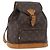 ZAINO LOUIS VUITTON Monogram Montsouris MM M51136 LV Auth 179747 Monogramma