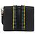 Clutch BURBERRY in pelle nera e oro Auth bs35150 Nero D'oro - vista 2