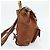 Zaino GUCCI Bamboo in pelle marrone oro 003 3444 0030 Auth bs35138 D'oro - vista 4