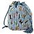 Borsa a Spalla Miu Miu Matelassé Nylon Azzurro Oro Auth 180284A D'oro Blu chiaro