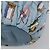 Borsa a Spalla Miu Miu Matelassé Nylon Azzurro Oro Auth 180284A D'oro Blu chiaro - vista 16