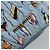 Borsa a Spalla Miu Miu Matelassé Nylon Azzurro Oro Auth 180284A D'oro Blu chiaro - vista 18