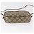 Borsa a tracolla GUCCI GG Supreme PVC Beige Oro 116 02 606 Auth BA12707 D'oro - vista 9