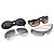 Gafas de sol GUCCI plástico 4 Set Black White Brown Auth bs35111 Castaño Negro Blanco